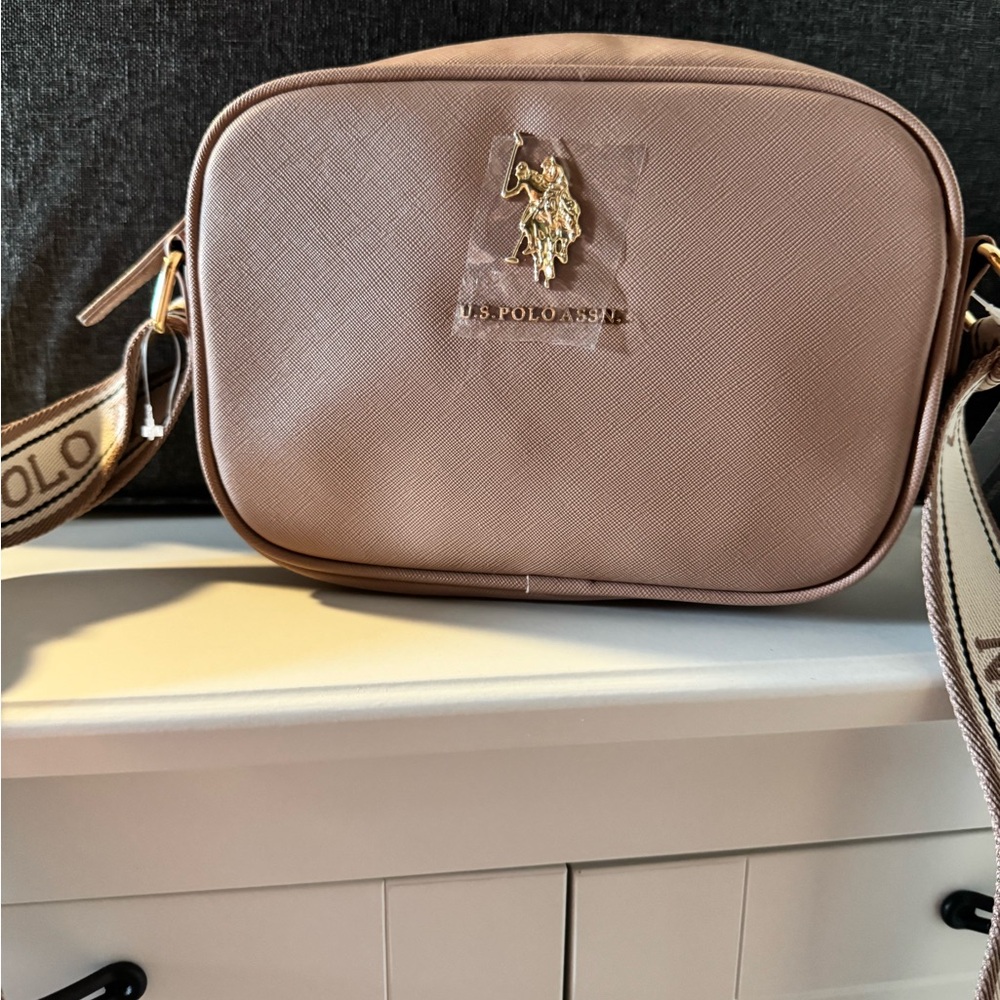 U.S. Polo Assn. Tan Crossbody Bag